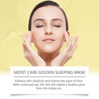 Gold Sleeping Mask, Moisturizing, Moisturizing, Moisturizing, Smoothing And Firming Skin Hydrating Mask