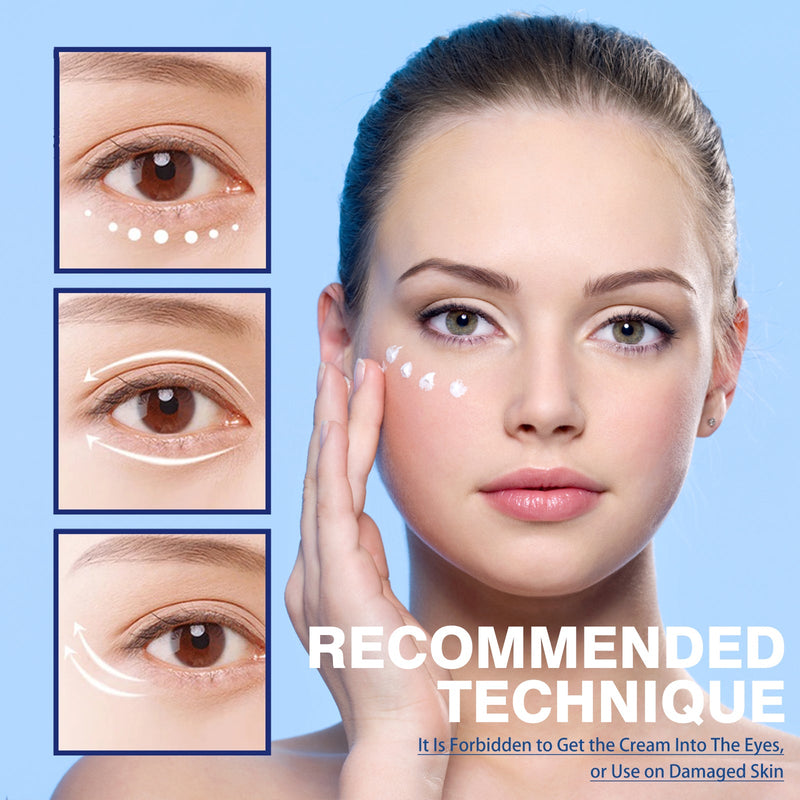 Jaysuing Active Eye Cream, Anti-Wrinkle Eye Cream Reduces Fine Lines, Bags And Dark Circles, Hydrates And Tightens The Skin Around The Eyes