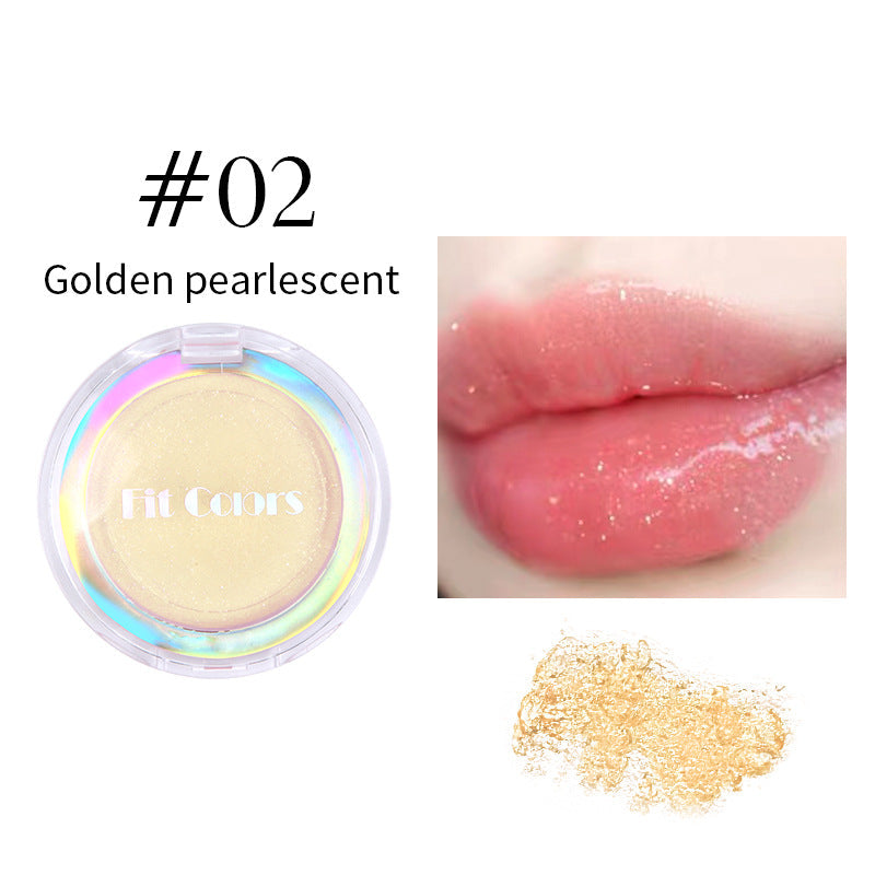 Fit Colors 3-Color Fresh Jelly Lip Mask Lip Mask Transparent Fine Flash Temperature-Controlled Discoloration Moisturizing Lip Jelly Lip Gloss
