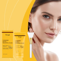 Hoygi Turmeric Collagen Peel-Off Mask (With Scraper) Gently Exfoliates, Nourishes, Moisturizes, Hydrates And Firs The Skin Mask