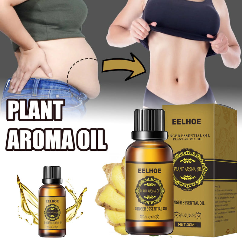 Ginger Essential Oil Tightens Skin, Highlights Body, Gently Moisturizes And Nourishes Daily Body Massage Essential Oil