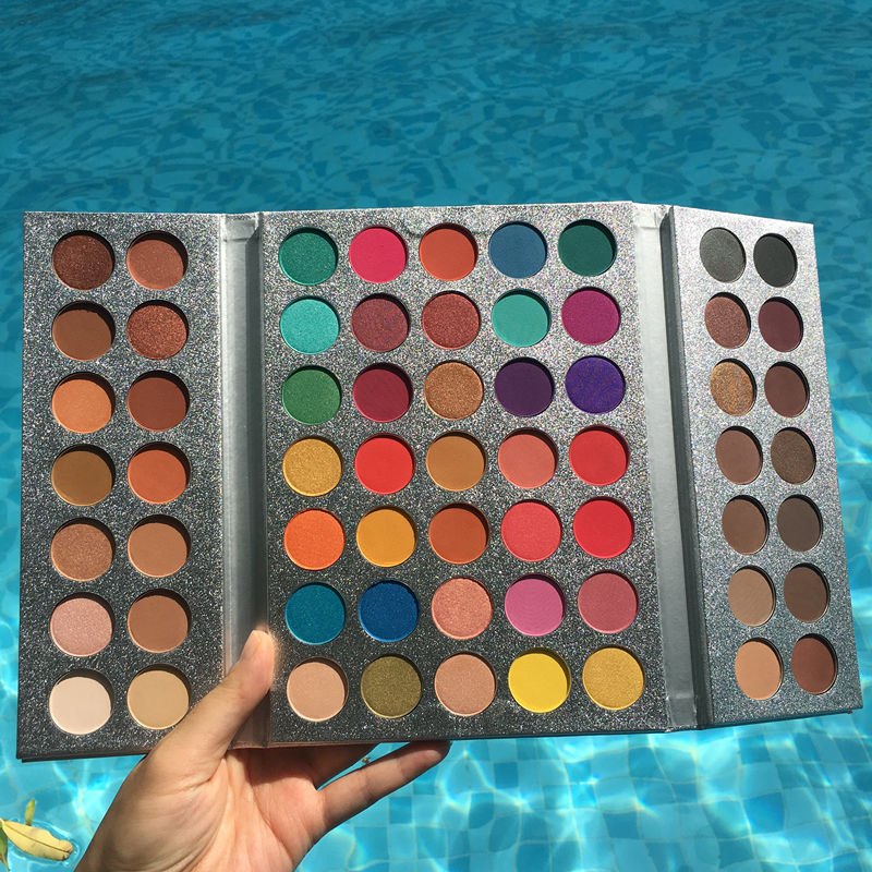 Beauty Glazed New Arrival 63 Color eyeshadow pallete Glitter Makeup Matte Eye shadow make up palette maquillage paleta de sombra