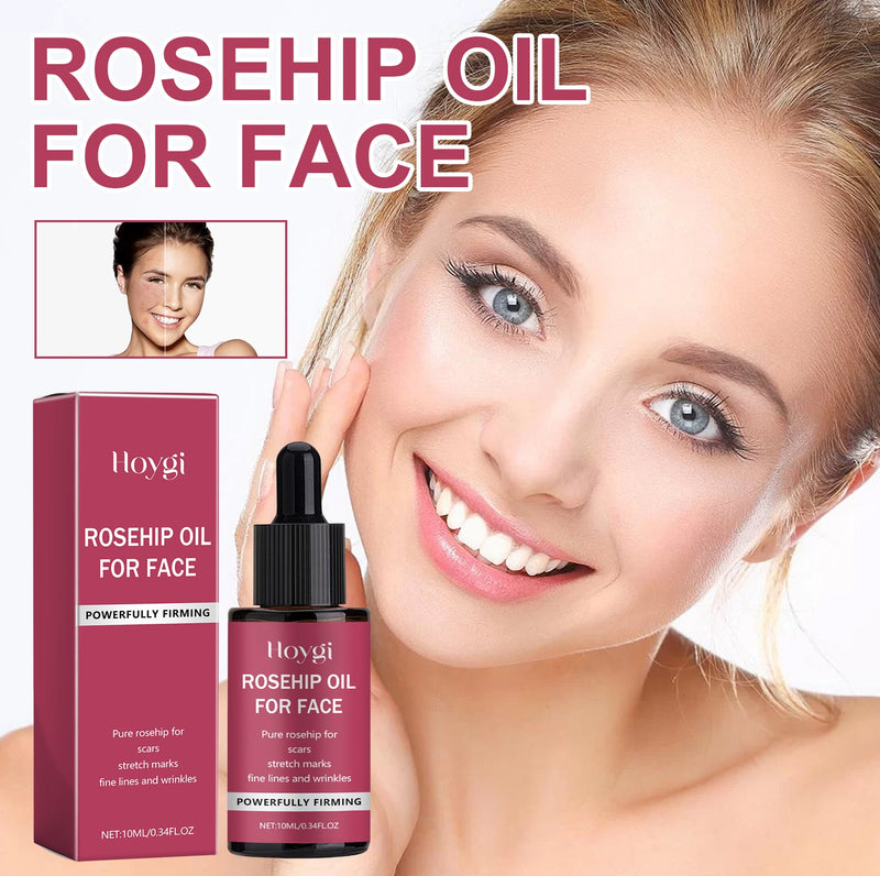 Rosehip Oil For Face, Delicate Pores Smooth Repair Facial Moisturizing Fade Acne Blackheads