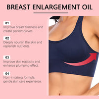 Herbal Chest Essential Oil, Moisturizing Women's Chest Massage Firming Oil Chest Care Plump Essential Oil
