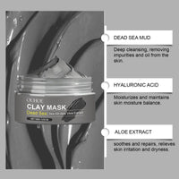 Dead Sea Mud Cleansing Mask Gently Cleans And Removes Blackheads, Brightening And Smoothing Skin, Controls Oil And Moisturizes Without Tightness