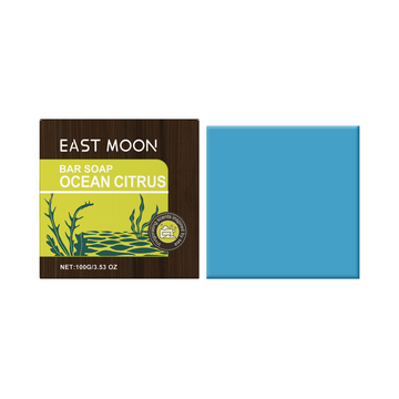 East Moon Ocean Citrus Bath Soap For Men Gentle Clean Oil Control Refreshing Stay Fragrant Body Bath Soap