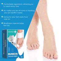 Houkea Toe Fixator Great Toe Valgus Relieves Foot Discomfort Toe Stretch Separator
