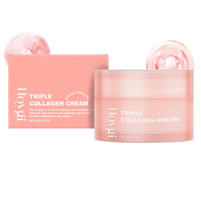 Hoygi Collagen Moisturizing Face Cream Gentle Formula To Improve Dry Skin Hydrating Soft Smooth Facial Skin
