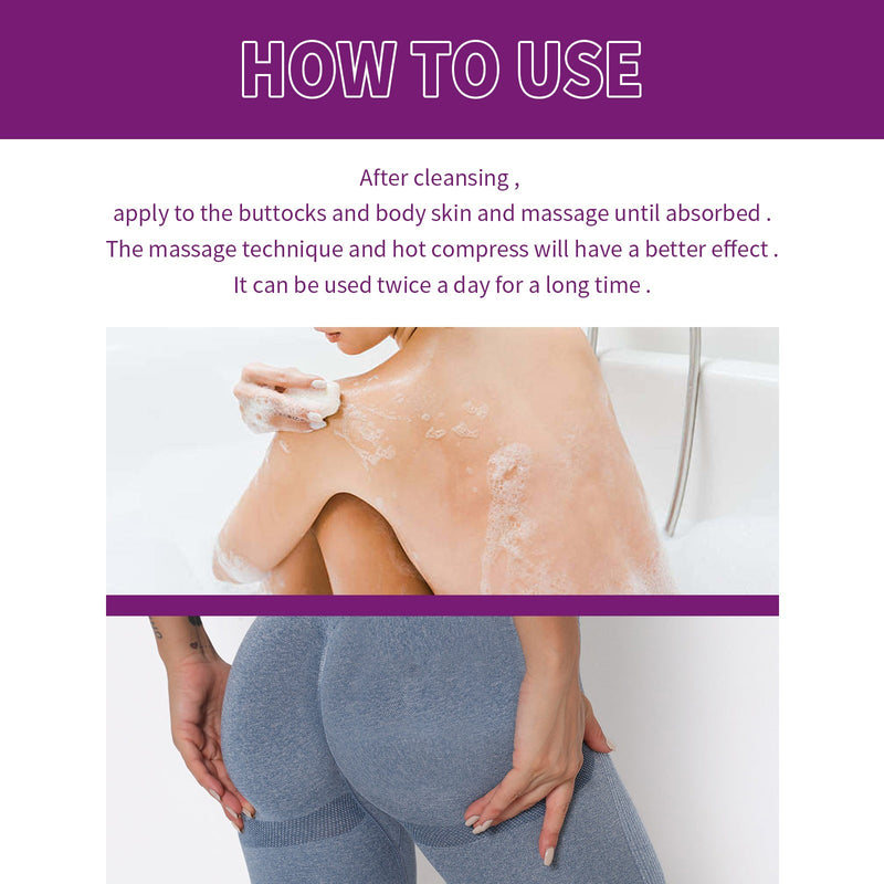 OUHOE Buttocks Massage Cream, Butt Massage Treatment Firming And Toning Up Buttocks And Slimming Up Hips Cream