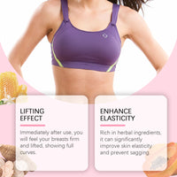 Pueraria Papaya Breast Firming Cream, Moisturizing And Firming Chest Skin Daily Massage Care Cream