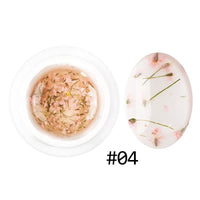 Dried Flowers Gel Nail Polish Soak Off UV LED Transparent Gel Nail Polish Decoration Manicure Nail Art Toolfafa