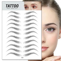 Magic 4D Hair-like Eyebrow Tattoo Sticker False Eyebrows 7 Day Long Lasting Super Waterproof Makeup Eye Brow Stickers Cosmetics