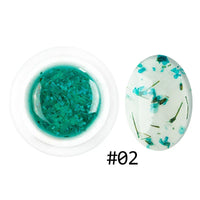Dried Flowers Gel Nail Polish Soak Off UV LED Transparent Gel Nail Polish Decoration Manicure Nail Art Toolfafa