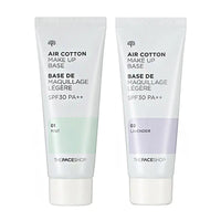 Korean Cosmetic Air Cotton Make Up Base SPF30/PA++ 40ml Face Concealer Cream Perfect Cover Pores Primer Base Makeup Foudantion