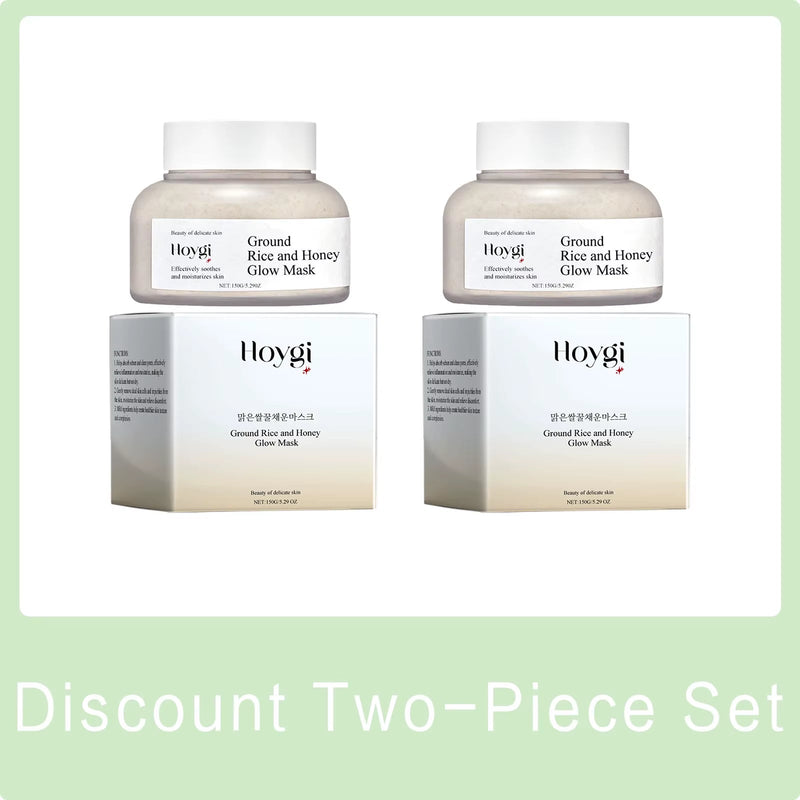 Rice Raw Pulp Mask Replenishment Moisturizing Fade Dark Spot Repair Sensitive Skin Shrink Pore Hydrating Mask Korean Skin Care