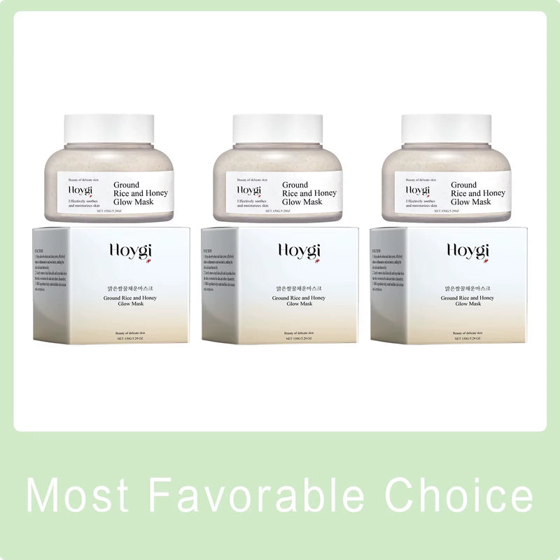 Rice Raw Pulp Mask Replenishment Moisturizing Fade Dark Spot Repair Sensitive Skin Shrink Pore Hydrating Mask Korean Skin Care