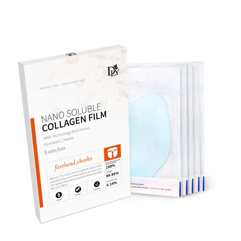 Nano Hydrolyzed Collagen Protein Film Mask Face Serum Spray Set Wrinkle Repair Soluble Face Filler Brightening Skin Care Product