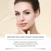 Rice Raw Pulp Mask Replenishment Moisturizing Fade Dark Spot Repair Sensitive Skin Shrink Pore Hydrating Mask Korean Skin Care