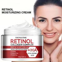 Retinol Collagen Facial Care Moisturizing Cream Deep Hydration Suitable for Dry Aging Face Cream Moisturizing Skin Repair