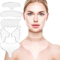Reusable anti Wrinkle Eye Chin Forehead Skin Care Pads 100% Medical Grade Silicone Reusable Face Lifting Invisible Patches