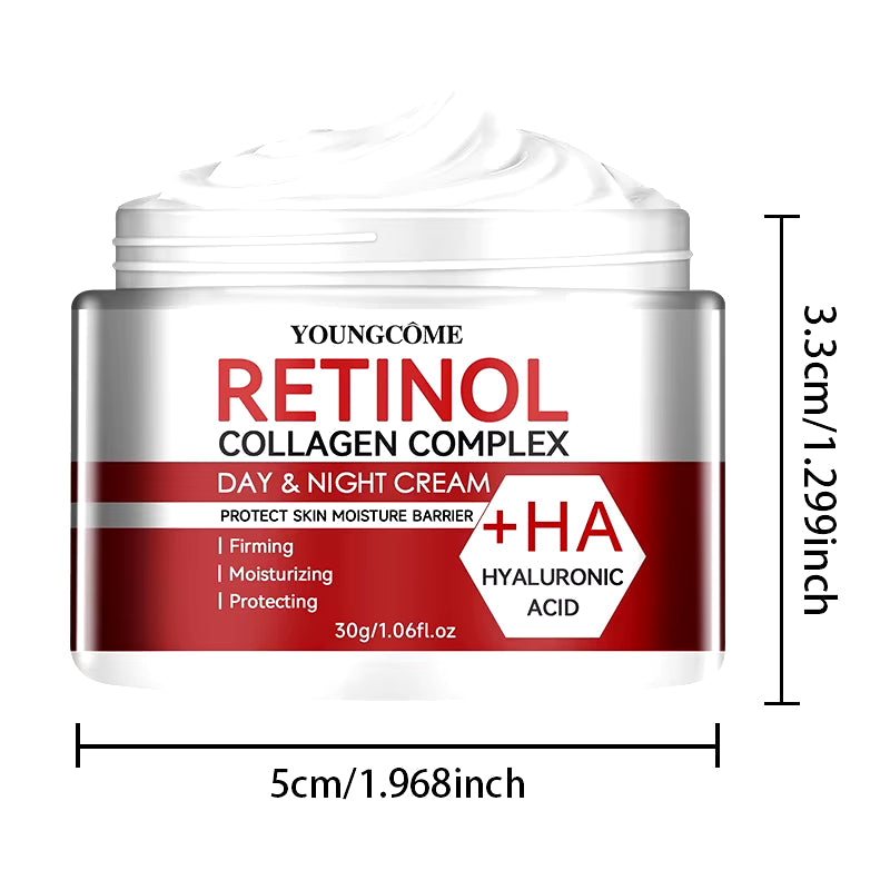 Retinol Collagen Facial Care Moisturizing Cream Deep Hydration Suitable for Dry Aging Face Cream Moisturizing Skin Repair
