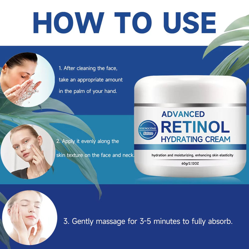 YOUNGCOEM Smooth Wrinkles Face Cream for Moisturizer Whitening Brighten Skin Products Retinol Lifting Firming Cream Collagen
