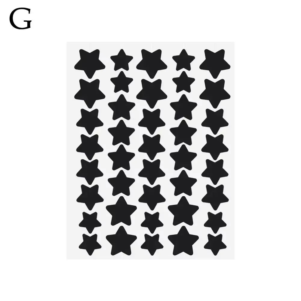 Ys00141--40Pcs Colorful PE Pimple Patches Cute Star Shaped Pimple Cover Sticker Invisible Pimple Cover Removal Pimple Patch