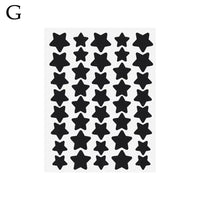 Ys00141--40Pcs Colorful PE Pimple Patches Cute Star Shaped Pimple Cover Sticker Invisible Pimple Cover Removal Pimple Patch