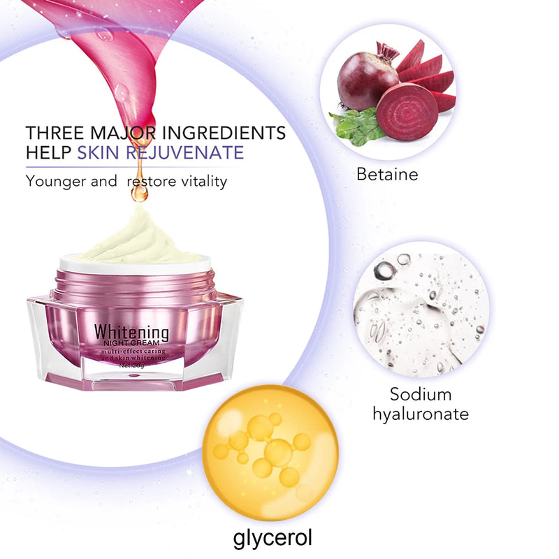 Face Cream with Hyaluron Scars Whitening Moisturizing Lifting Anti-Aging Women Sleeping Dry Korean Bleaching Skin Care