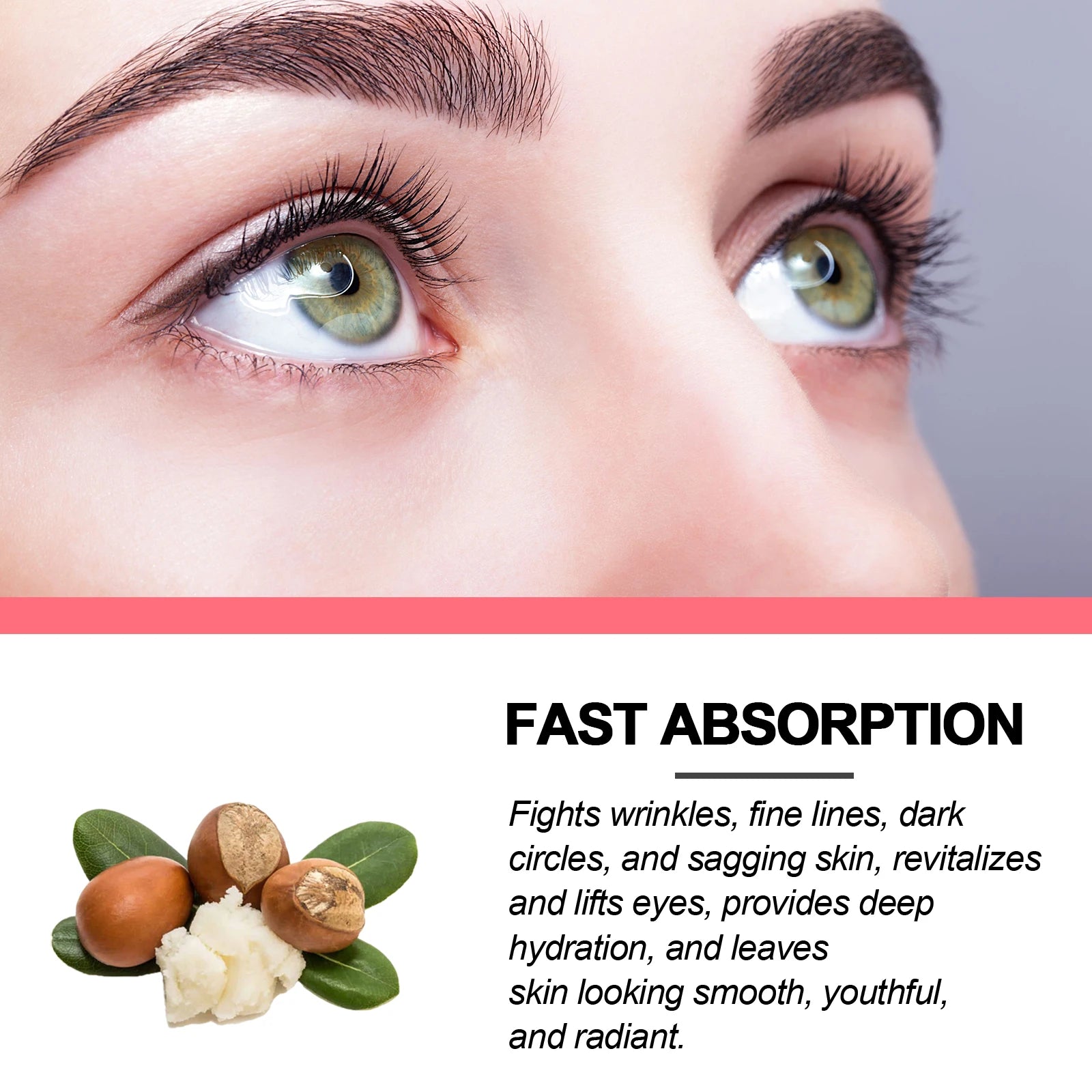 Retinol Eye Cream Wrinkle Remover Lightening Dark Circles Lifting Firming Skin Instant Eye Repair Serum Stick for Women Eye Care
